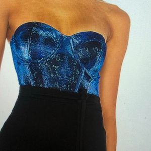 Stacey Bustier Bodysuit Superdown Small